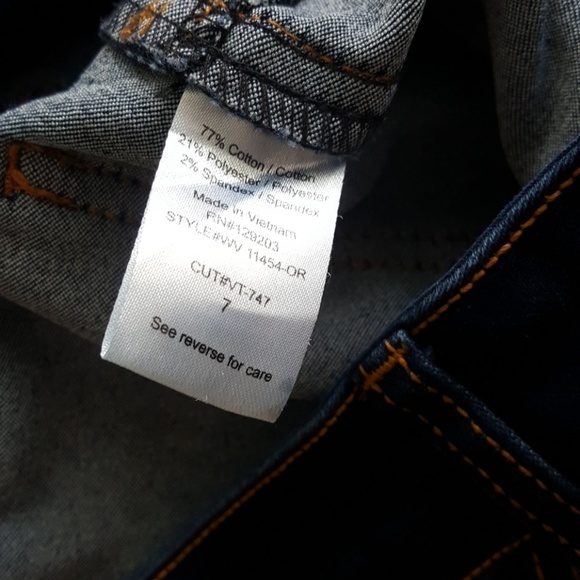 Cello Jeans Size 7 Dark Denim Skinny Leg - Picture 5 of 6